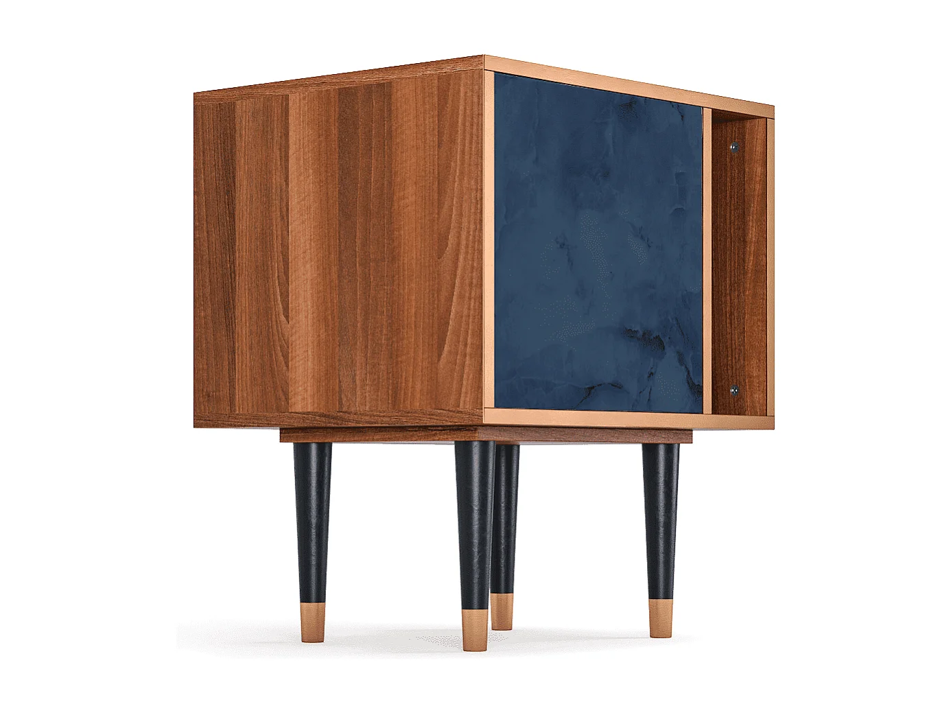 Table de nuit - 57х69х48 cm - S2 - Endless Galaxi, Noyer