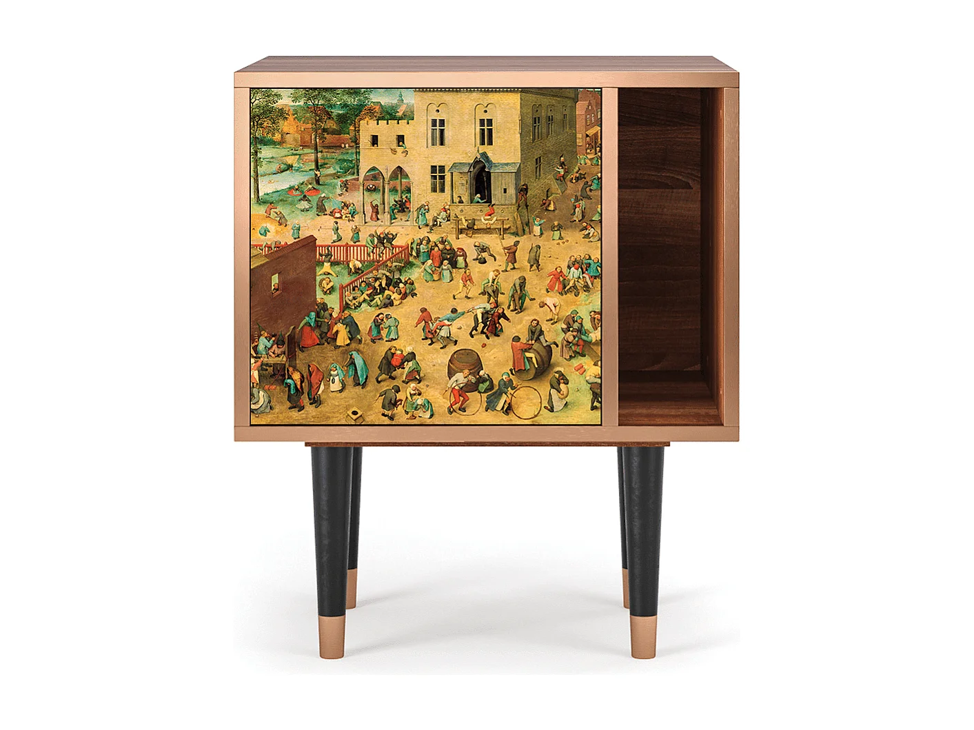 Table de nuit - 57х69х48 cm - S2 - Children Games, Noyer