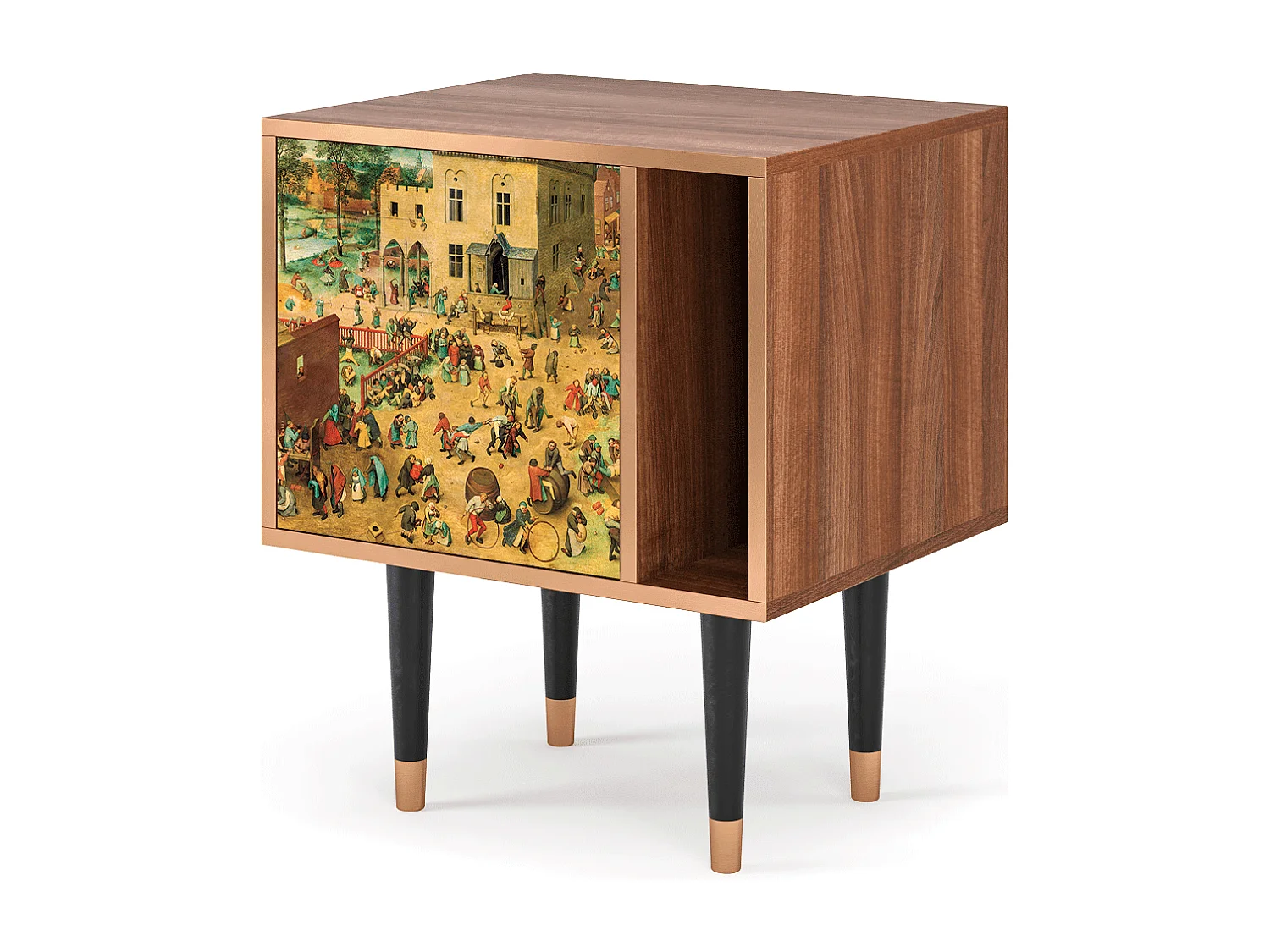 Table de nuit - 57х69х48 cm - S2 - Children Games, Noyer