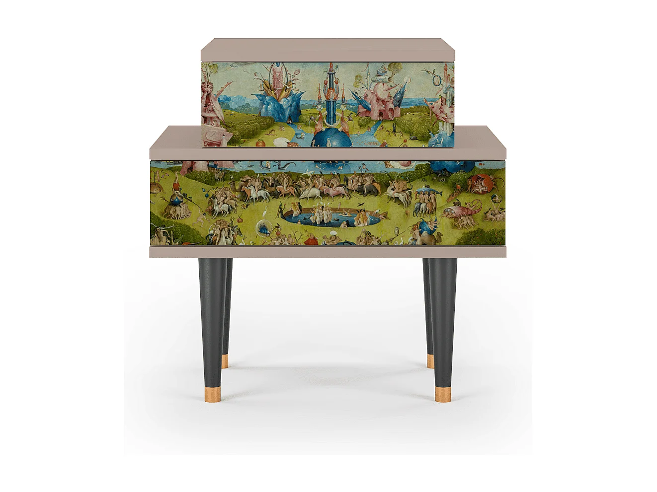 Nachtkastje - 58х58х41 cm - NS1 - The Garden 2 by Bosch, Latte