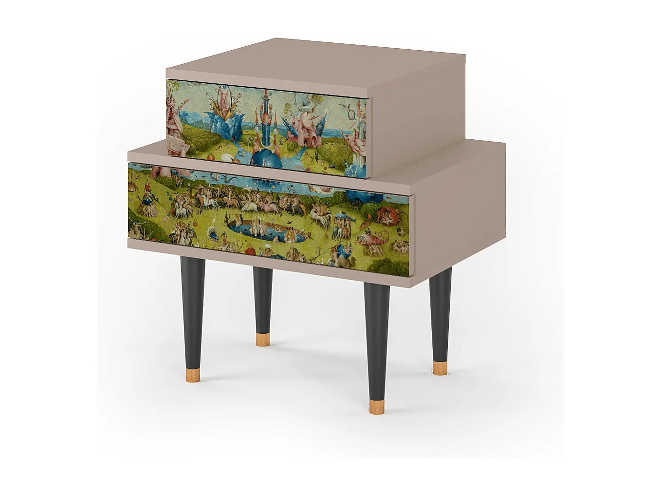 Nachtkastje - 58х58х41 cm - NS1 - The Garden 2 by Bosch, Latte