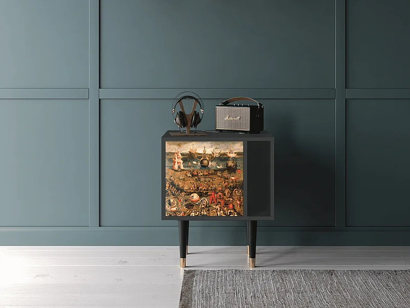 Table de nuit - 57х69х48 cm - S2 - Garden of Delights , Anthracite