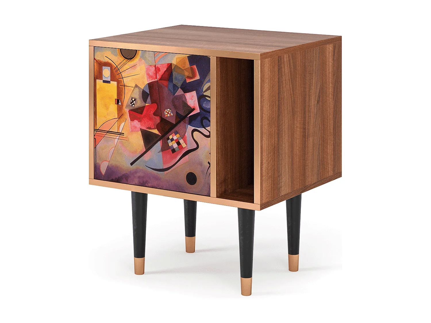 Table de nuit - 57х69х48 cm - S2 - Modern Art, Noyer