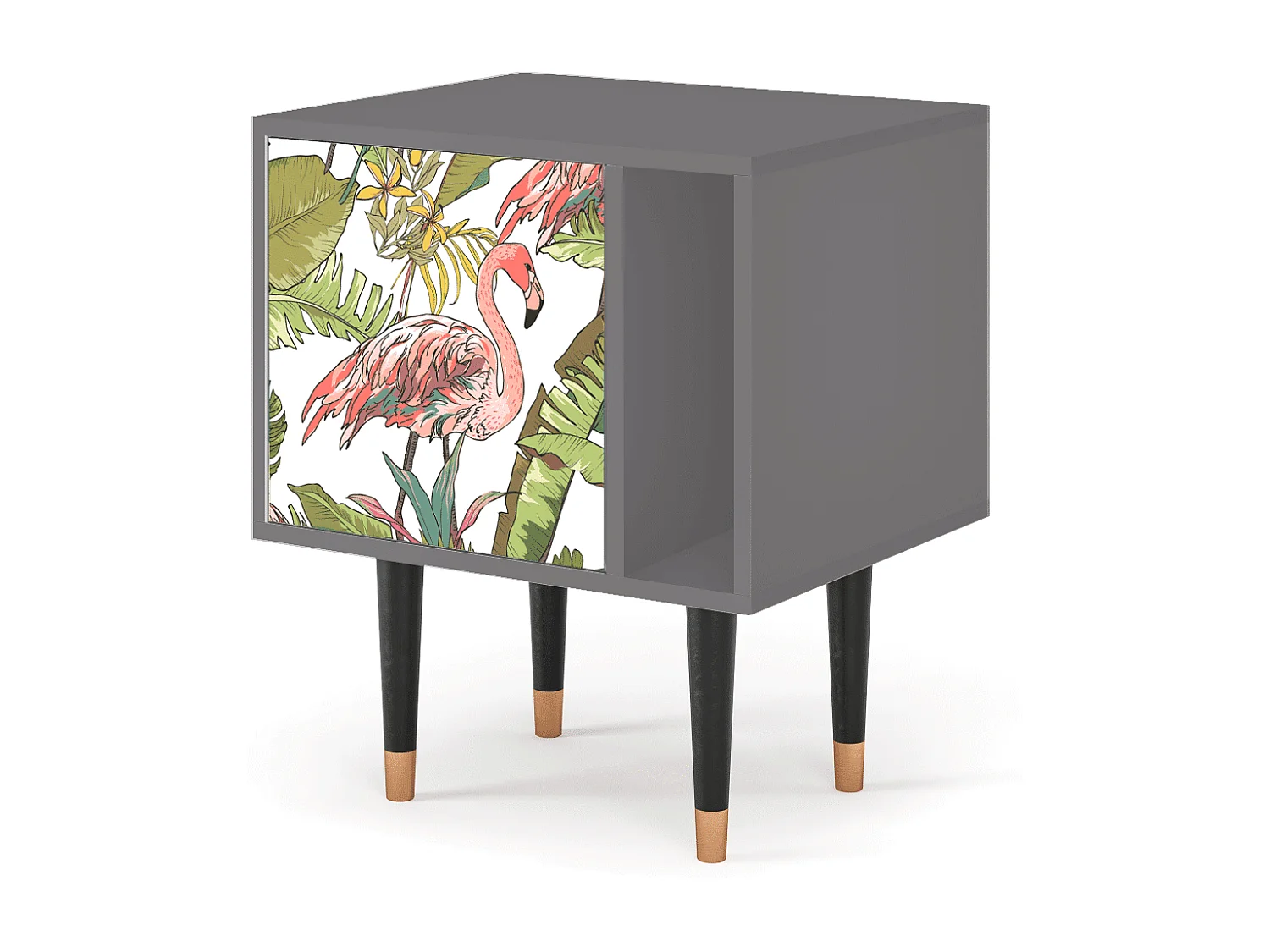 Table de nuit - 57х69х48 cm - S2 - Sweet Flamingo, Gris