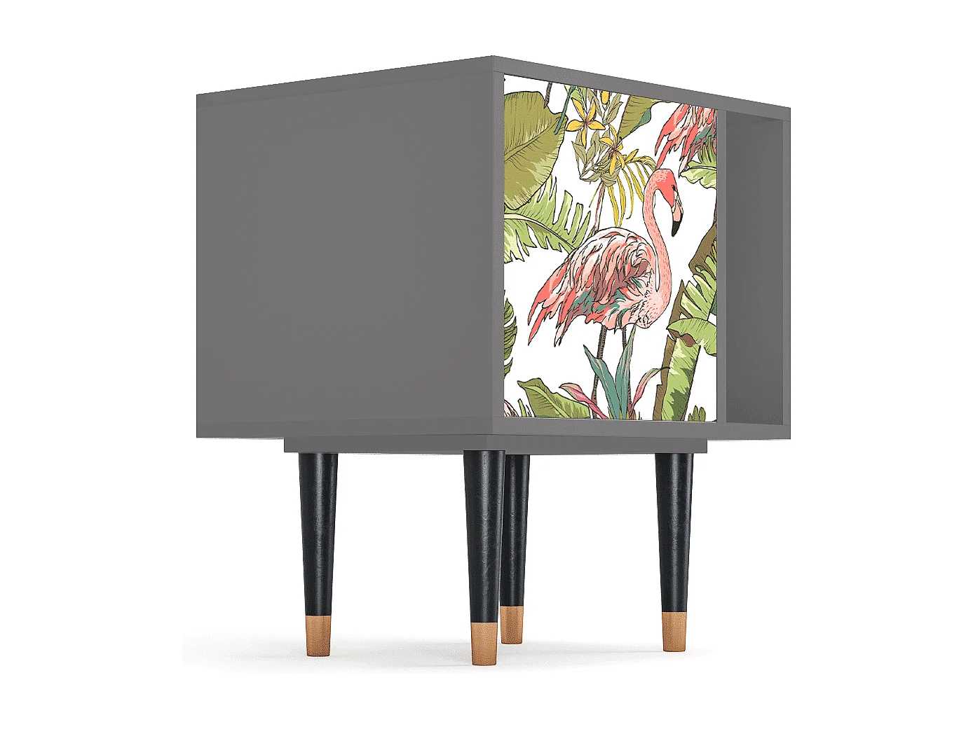 Table de nuit - 57х69х48 cm - S2 - Sweet Flamingo, Gris