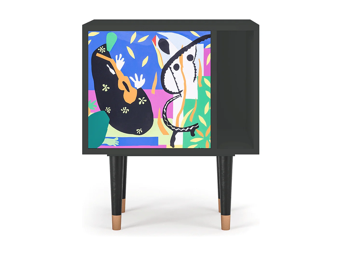 Table de nuit - 57х69х48 cm - S2 - La Tristesse du Roi, Anthracite