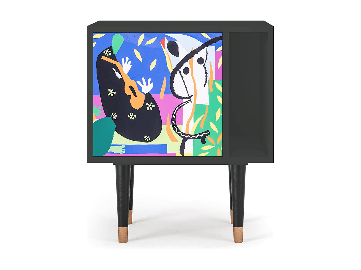 Table de nuit - 57х69х48 cm - S2 - La Tristesse du Roi, Anthracite