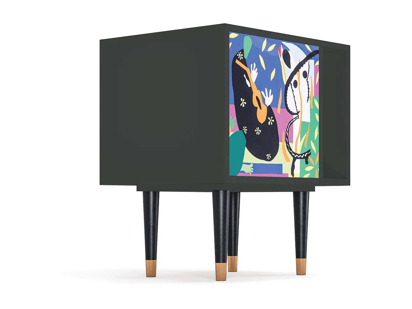 Table de nuit - 57х69х48 cm - S2 - La Tristesse du Roi, Anthracite