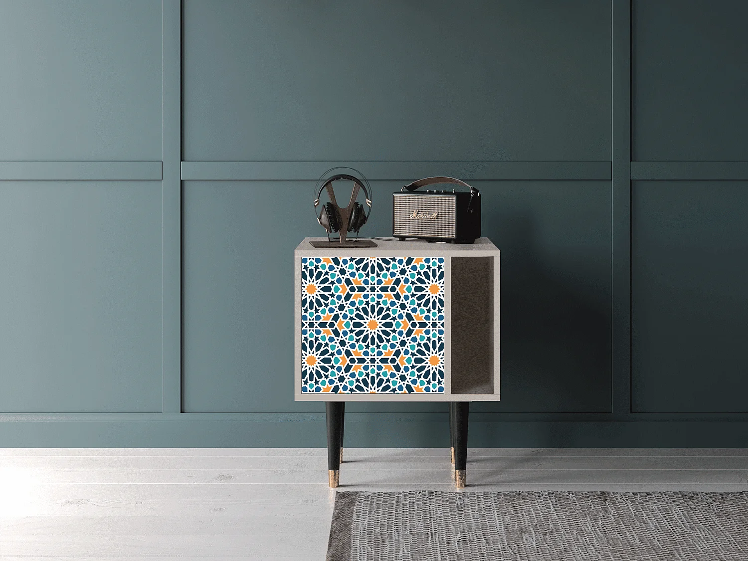 Table de nuit - 57х69х48 cm - S2 - Kaleidoscope, Sable