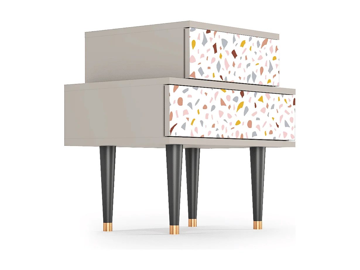 Comodino - 58х58х41 cm - NS1 - Marmelade Cheese, Sabbia