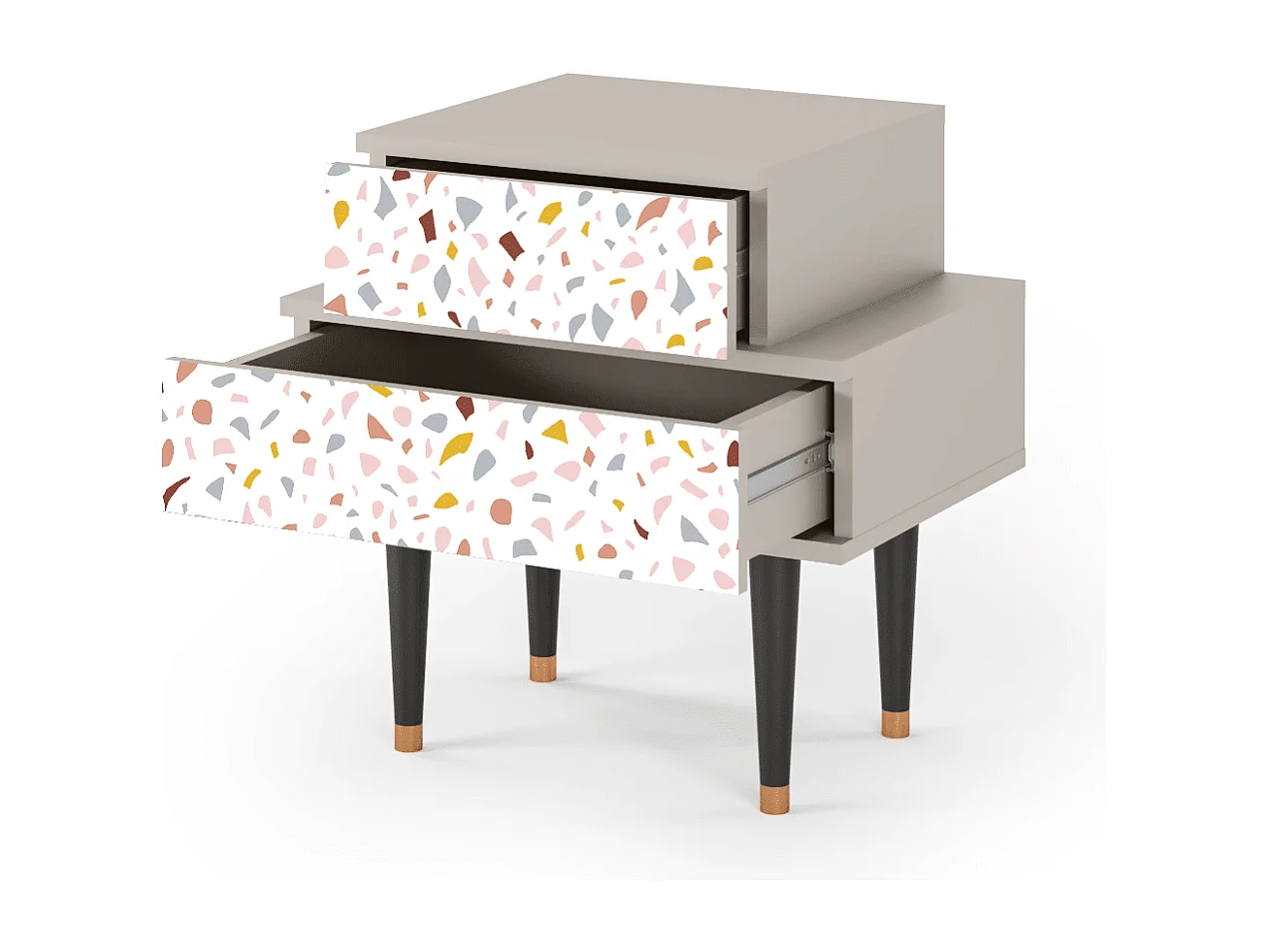 Comodino - 58х58х41 cm - NS1 - Marmelade Cheese, Sabbia