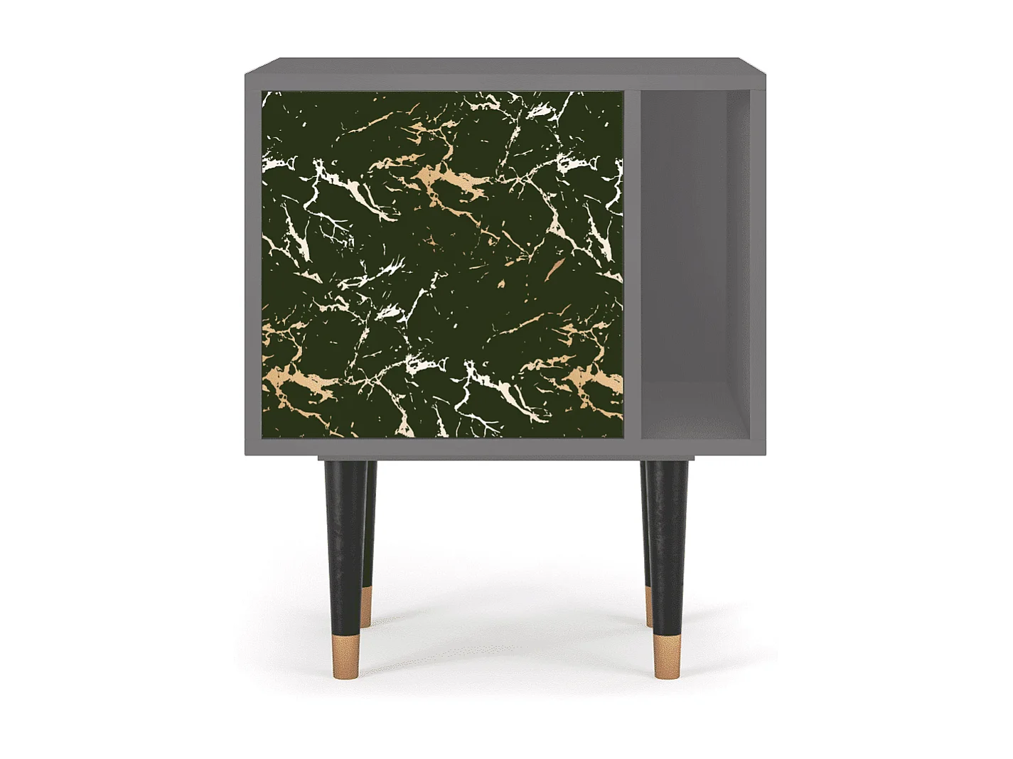 Criado-mudo - 57х69х48 cm - S2 - Amazon Forest, Cinza