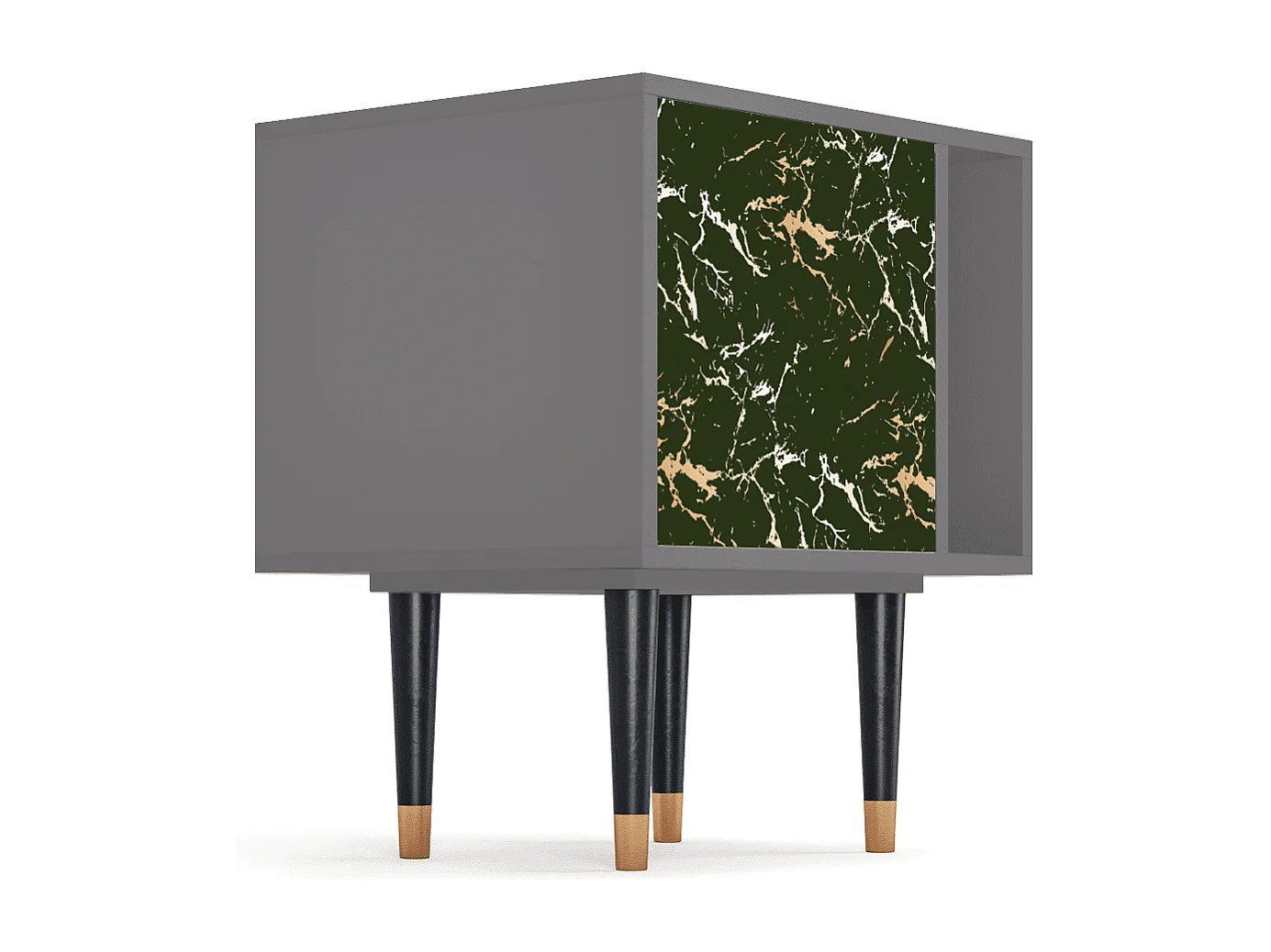 Table de nuit - 57х69х48 cm - S2 - Amazon Forest, Gris