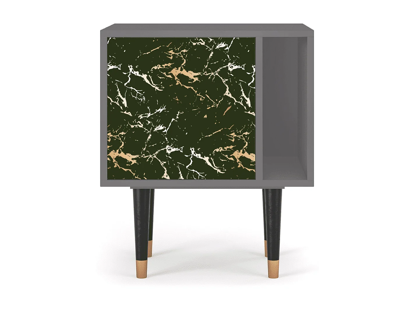 Criado-mudo - 57х69х48 cm - S2 - Amazon Forest, Cinza