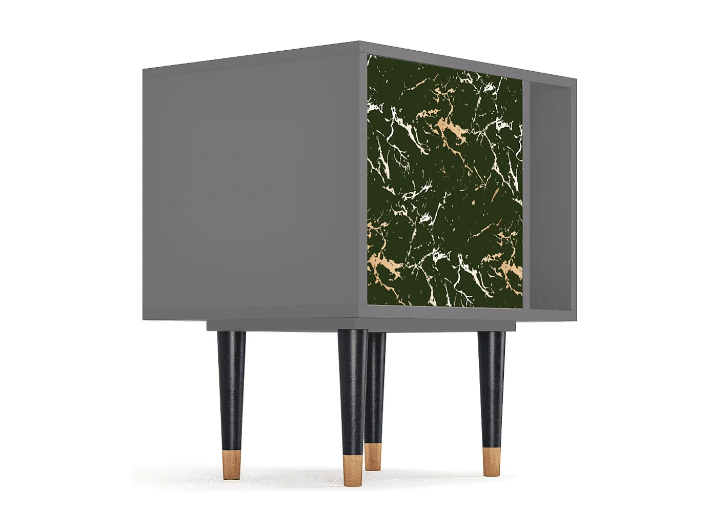 Criado-mudo - 57х69х48 cm - S2 - Amazon Forest, Cinza