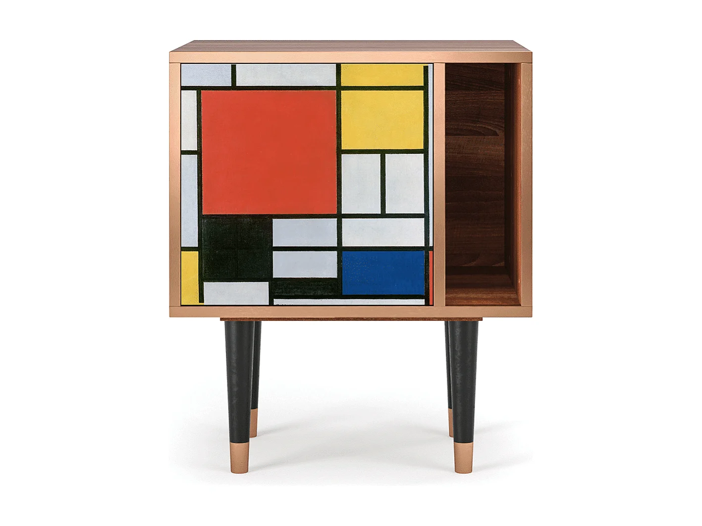 Table de nuit - 57х69х48 cm - S2 - Composition, Noyer