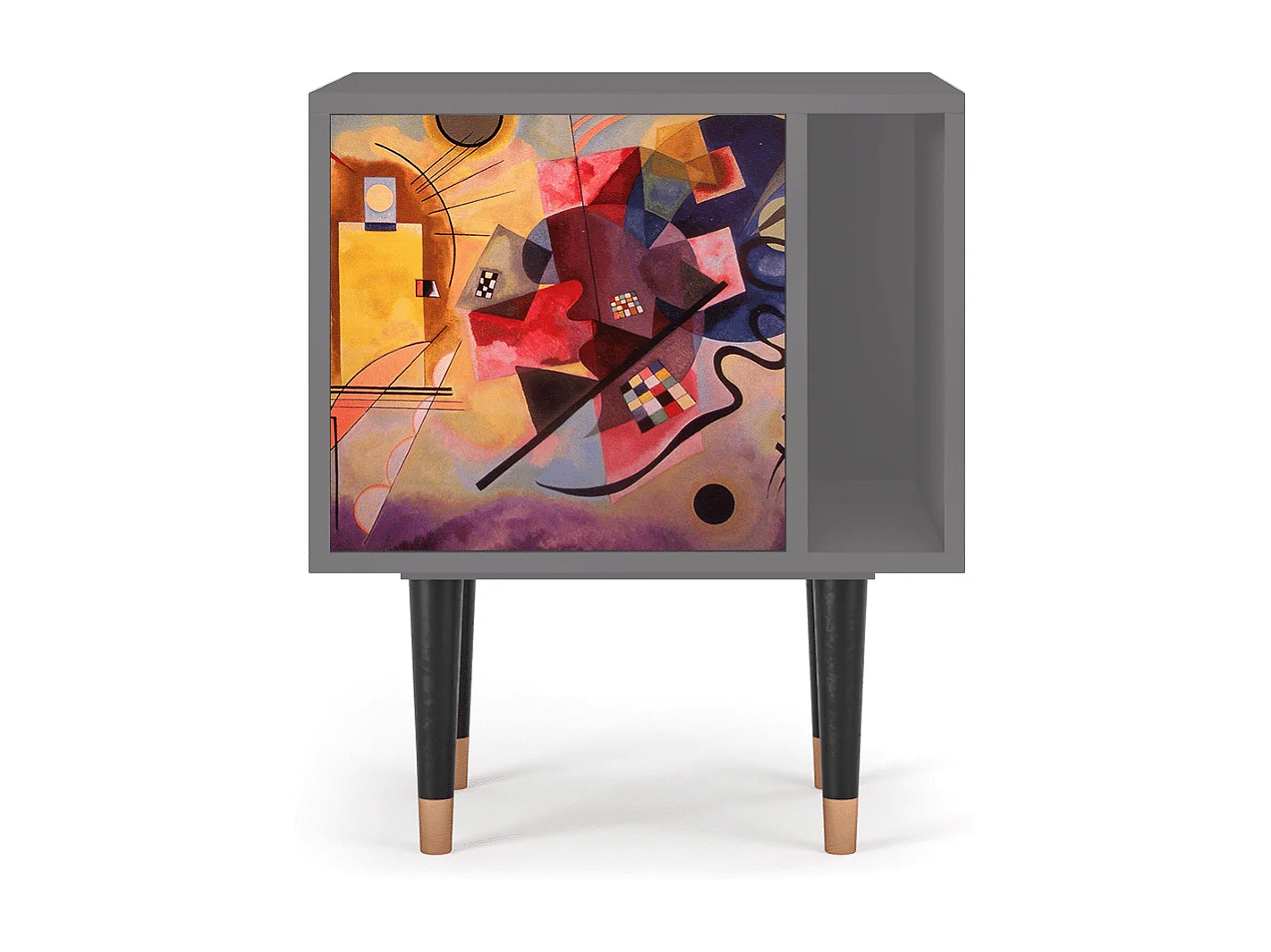 Nachtkastje - 57х69х48 cm - S2 - Modern Art, Grijs