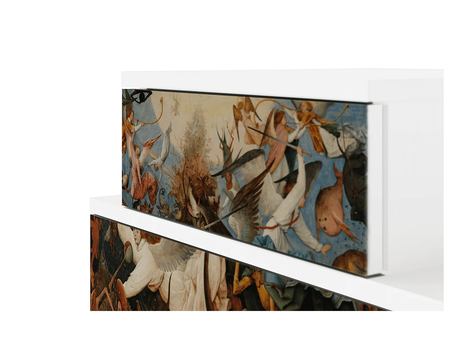 Nachttisch - 58х58х41 cm - NS1 - The Fall, Weiß