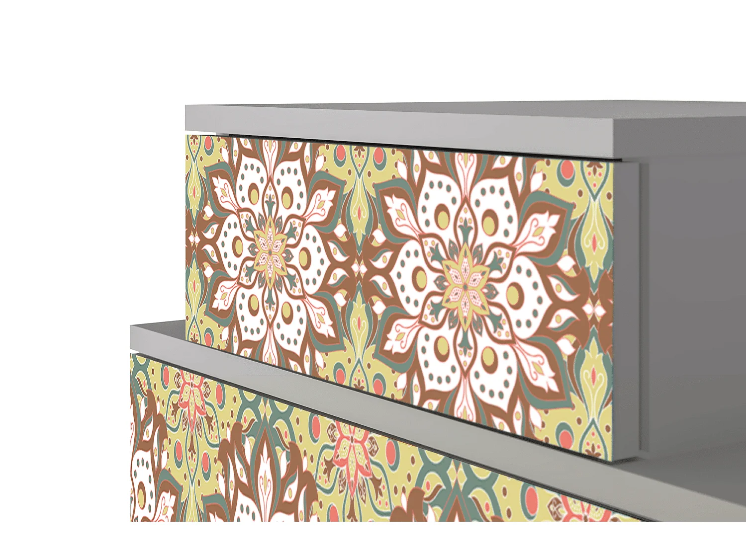 Nachtkastje - 58х58х41 cm - NS1 - Chinese Tea, Grijs