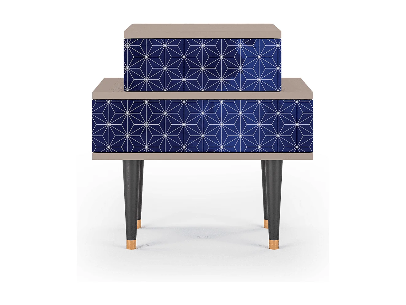 Nachtkastje - 58х58х41 cm - NS1 - Milky Way, Latte