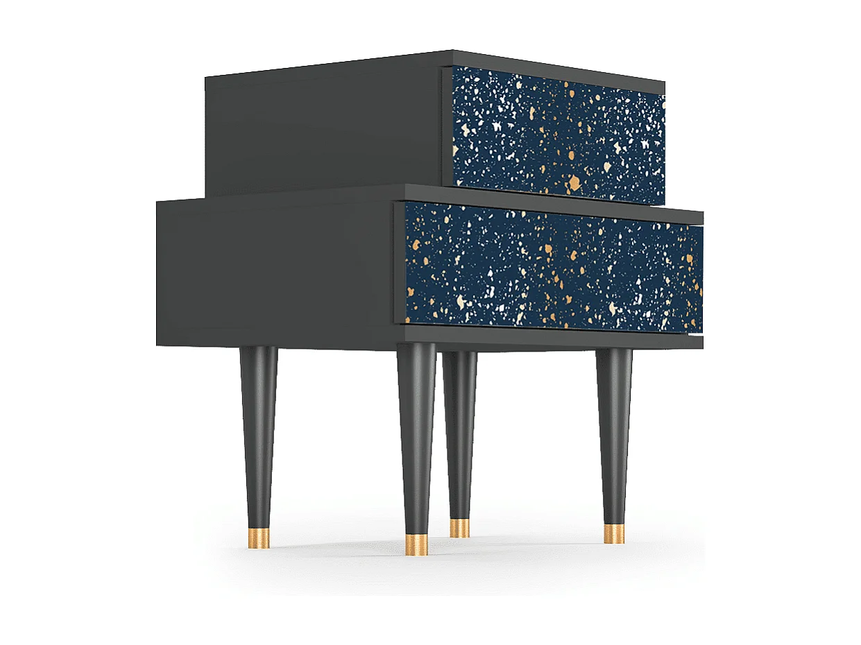 Mesita de noche - 58х58х41 cm - NS1 - Starfall, Antracita