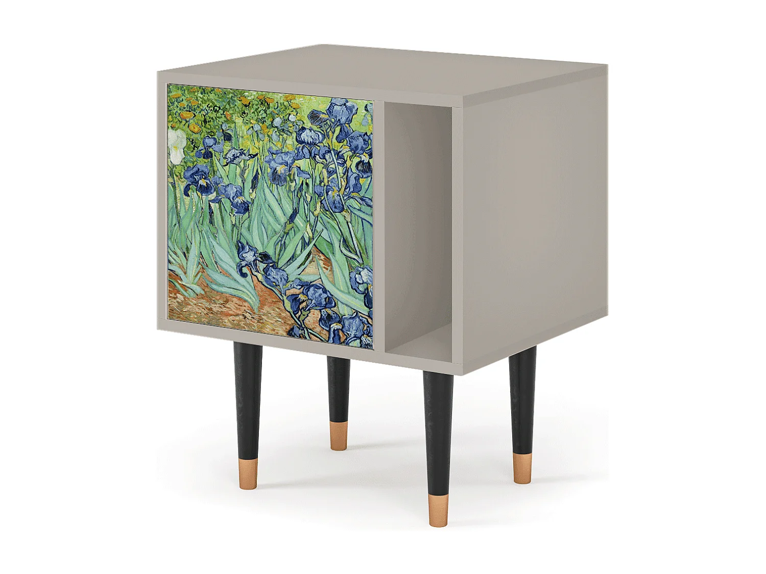 Nachtkastje - 57х69х48 cm - S2 - Irises , Zand