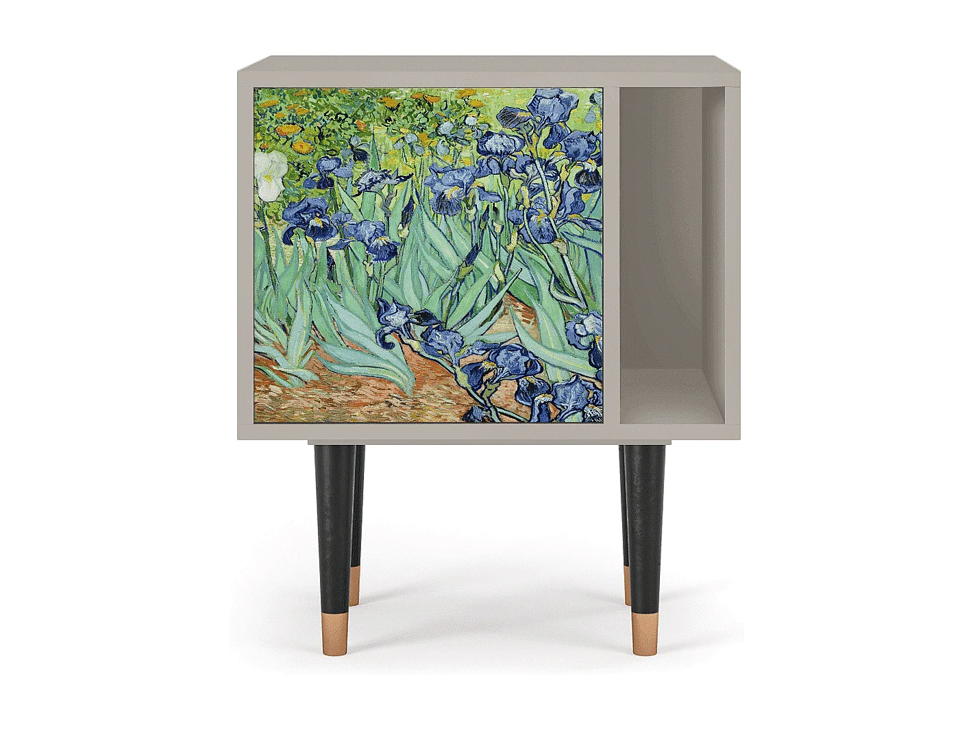 Comodino - 57х69х48 cm - S2 - Irises , Sabbia