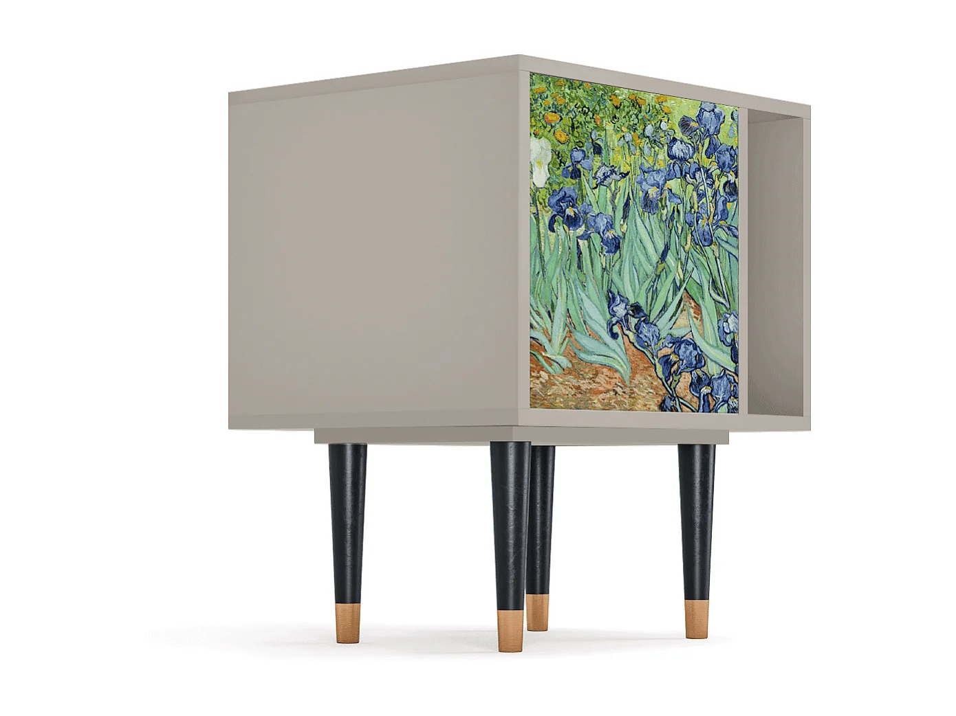 Comodino - 57х69х48 cm - S2 - Irises , Sabbia