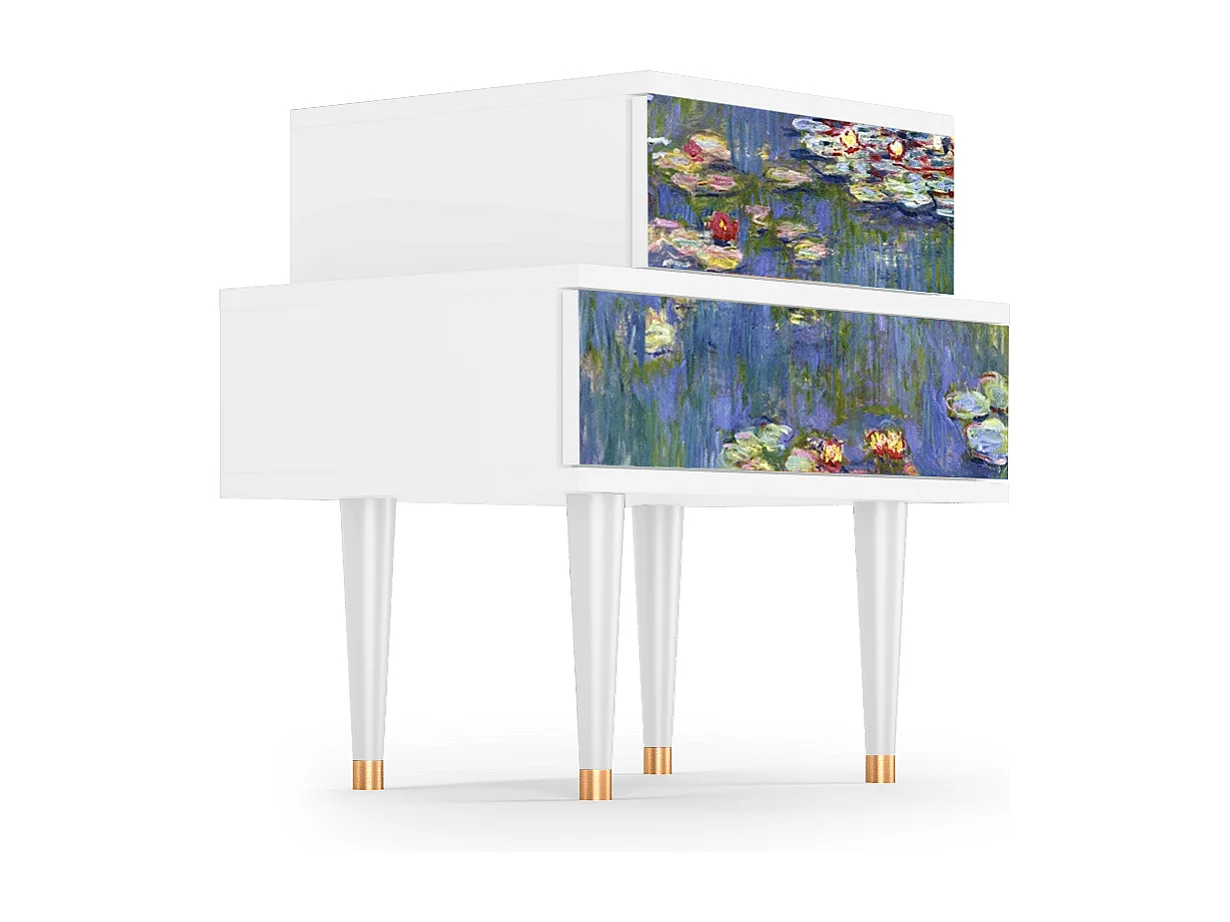 Nachtkastje - 58х58х41 cm - NS1 - Arearea , Wit