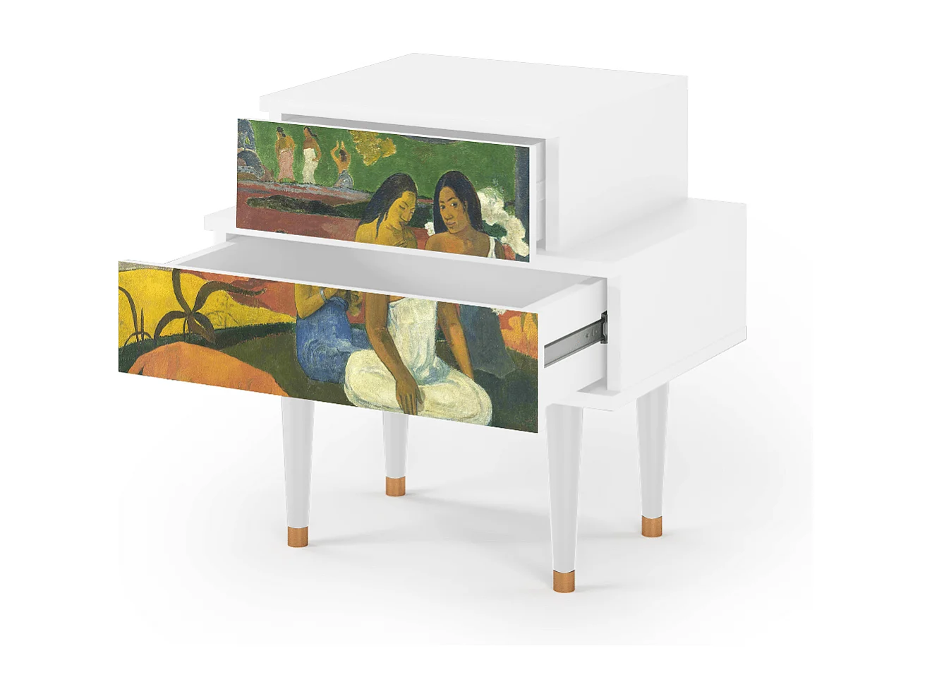 Nachtkastje - 58х58х41 cm - NS1 - Arearea , Wit