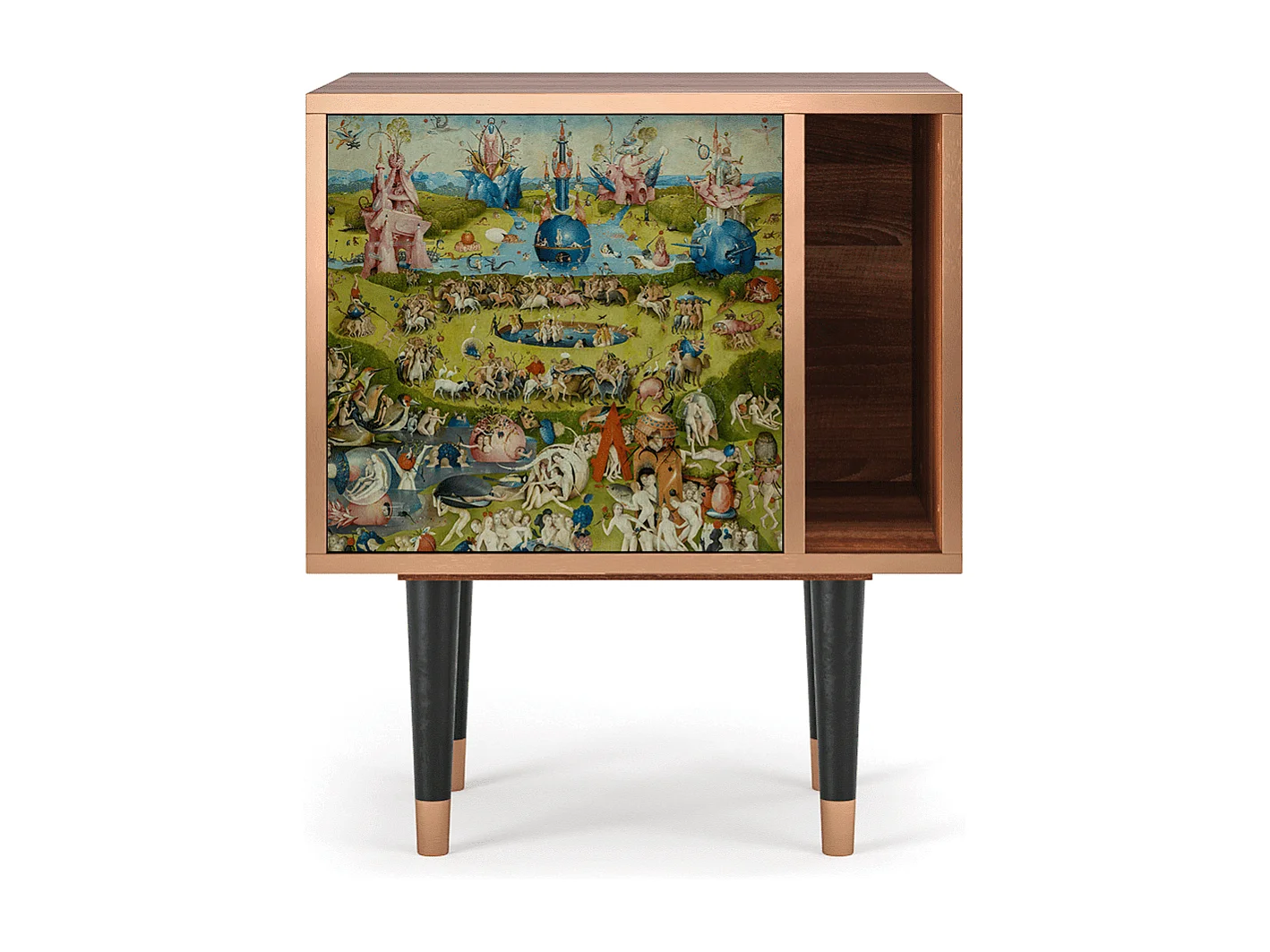 Mesita de noche - 57х69х48 cm - S2 - The Garden 2 by Bosch, Nogal