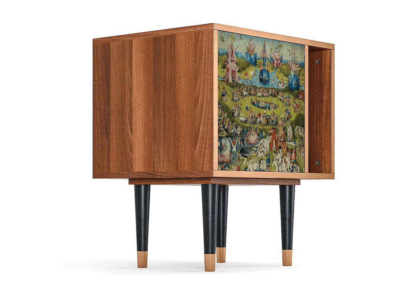 Mesita de noche - 57х69х48 cm - S2 - The Garden 2 by Bosch, Nogal