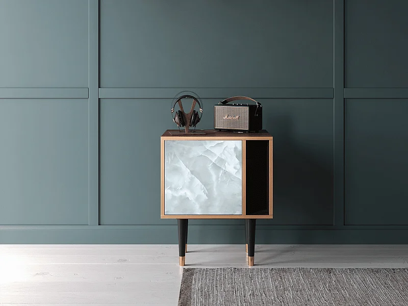 Stolik nocny - 57х69х48 cm - S2 - The Onyx, Orzech