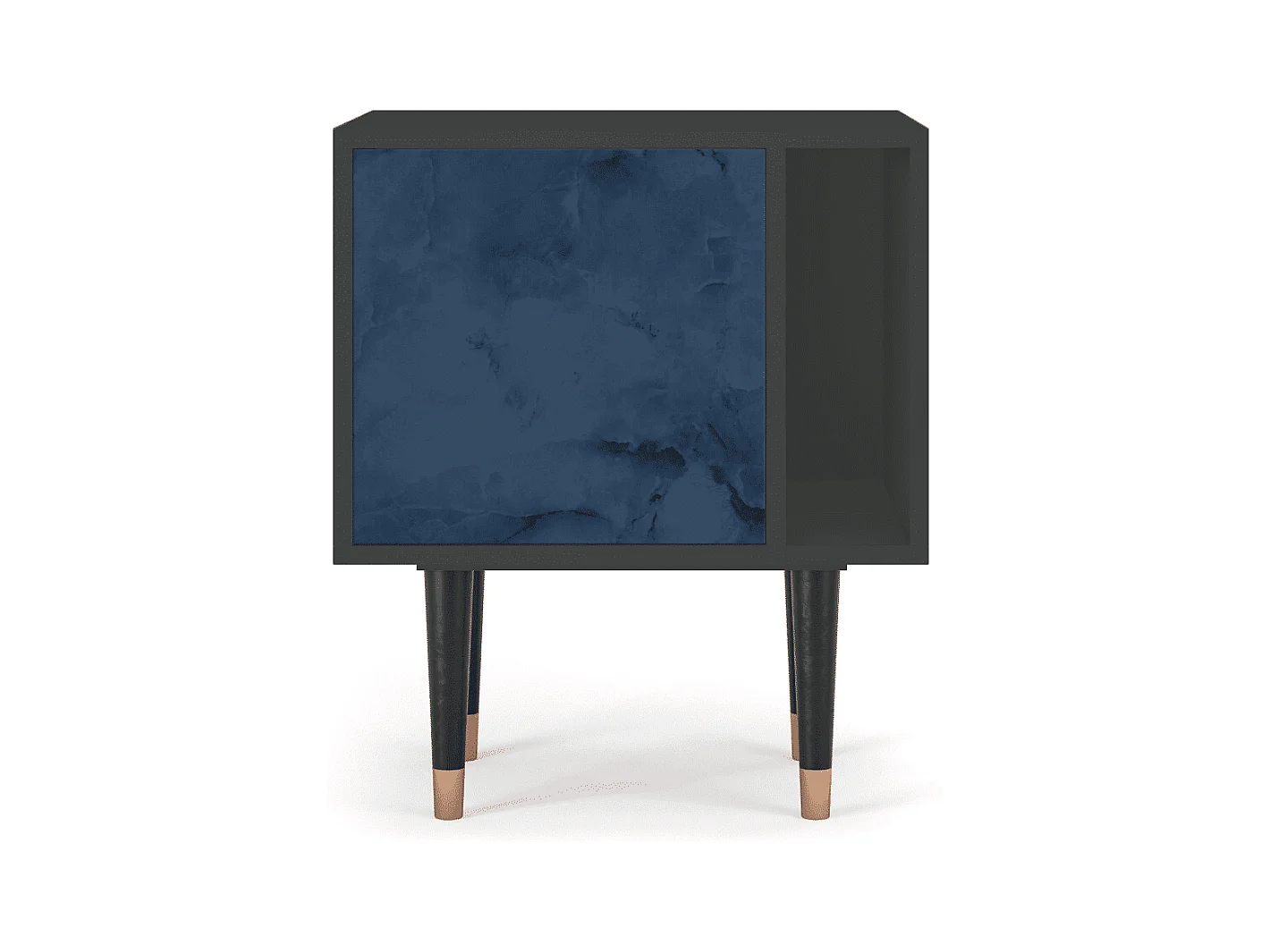 Table de nuit - 57х69х48 cm - S2 - Endless Galaxi, Anthracite