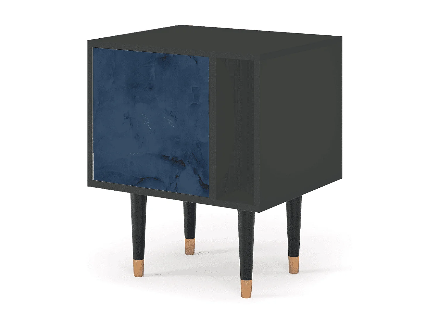 Table de nuit - 57х69х48 cm - S2 - Endless Galaxi, Anthracite