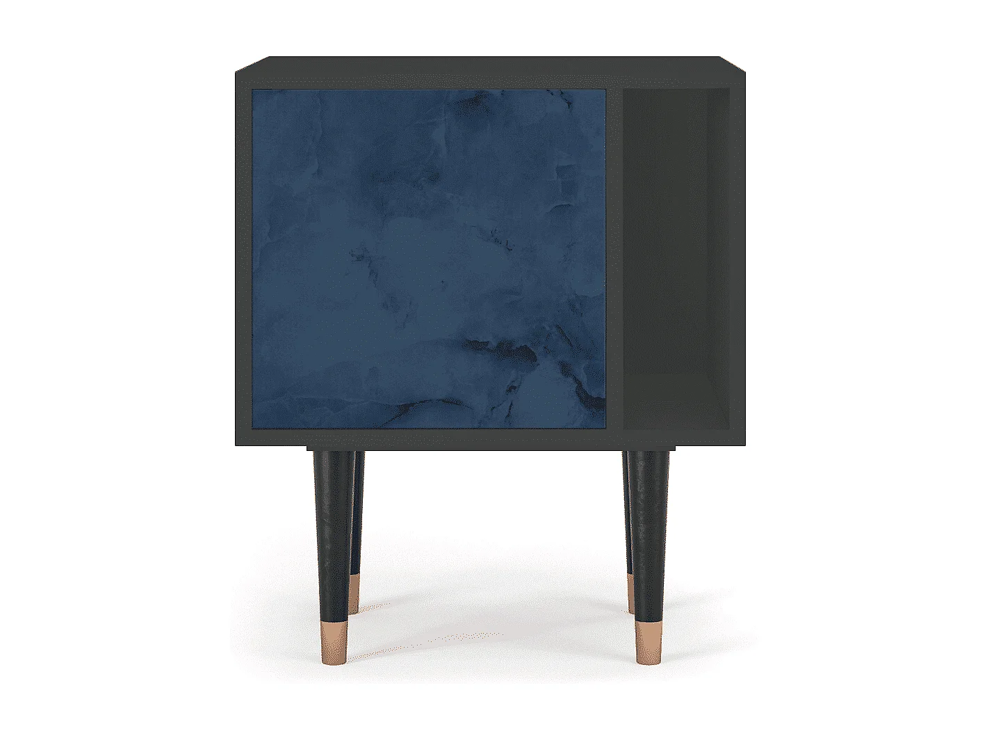 Table de nuit - 57х69х48 cm - S2 - Endless Galaxi, Anthracite