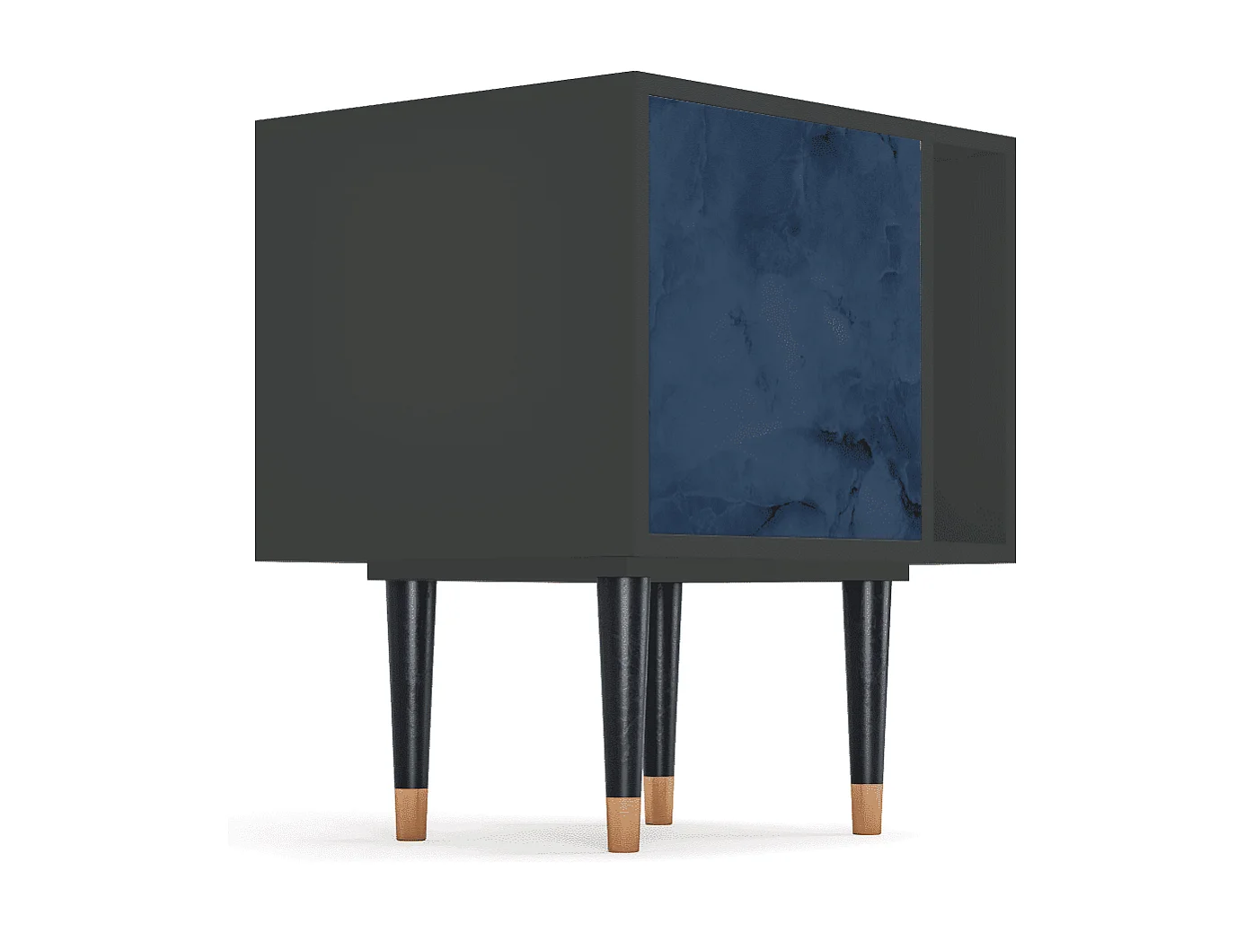 Table de nuit - 57х69х48 cm - S2 - Endless Galaxi, Anthracite