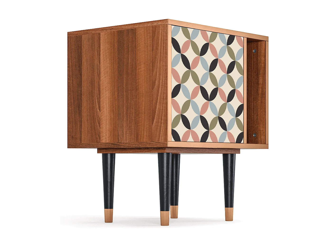 Nachtkastje - 57х69х48 cm - S2 - Butterfly Effect, Walnoot