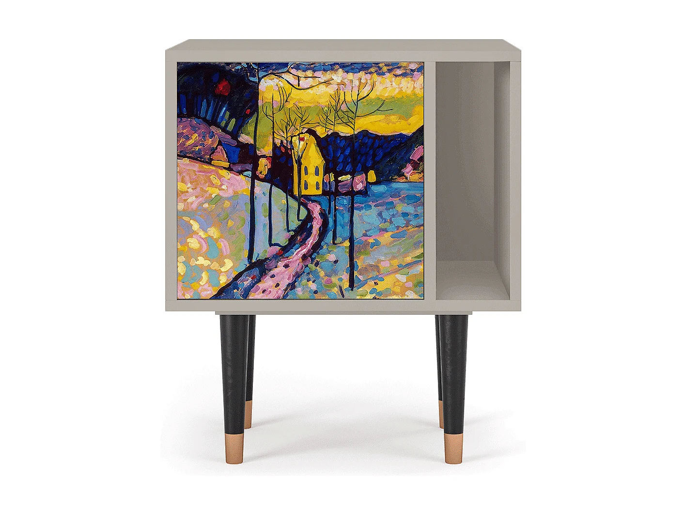 Table de nuit - 57х69х48 cm - S2 - Winter Landscape, Sable