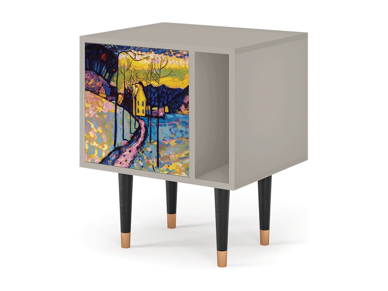 Table de nuit - 57х69х48 cm - S2 - Winter Landscape, Sable