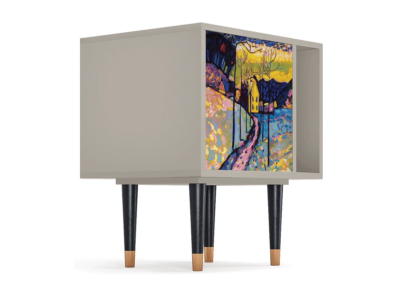 Table de nuit - 57х69х48 cm - S2 - Winter Landscape, Sable