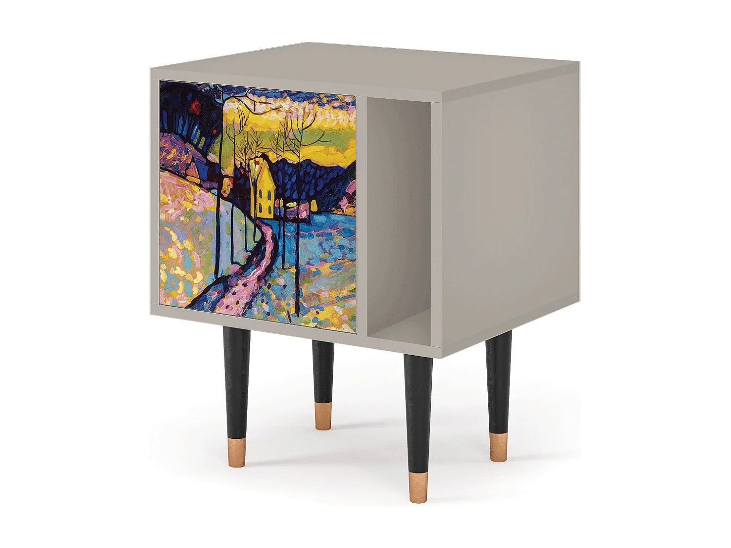 Table de nuit - 57х69х48 cm - S2 - Winter Landscape, Sable