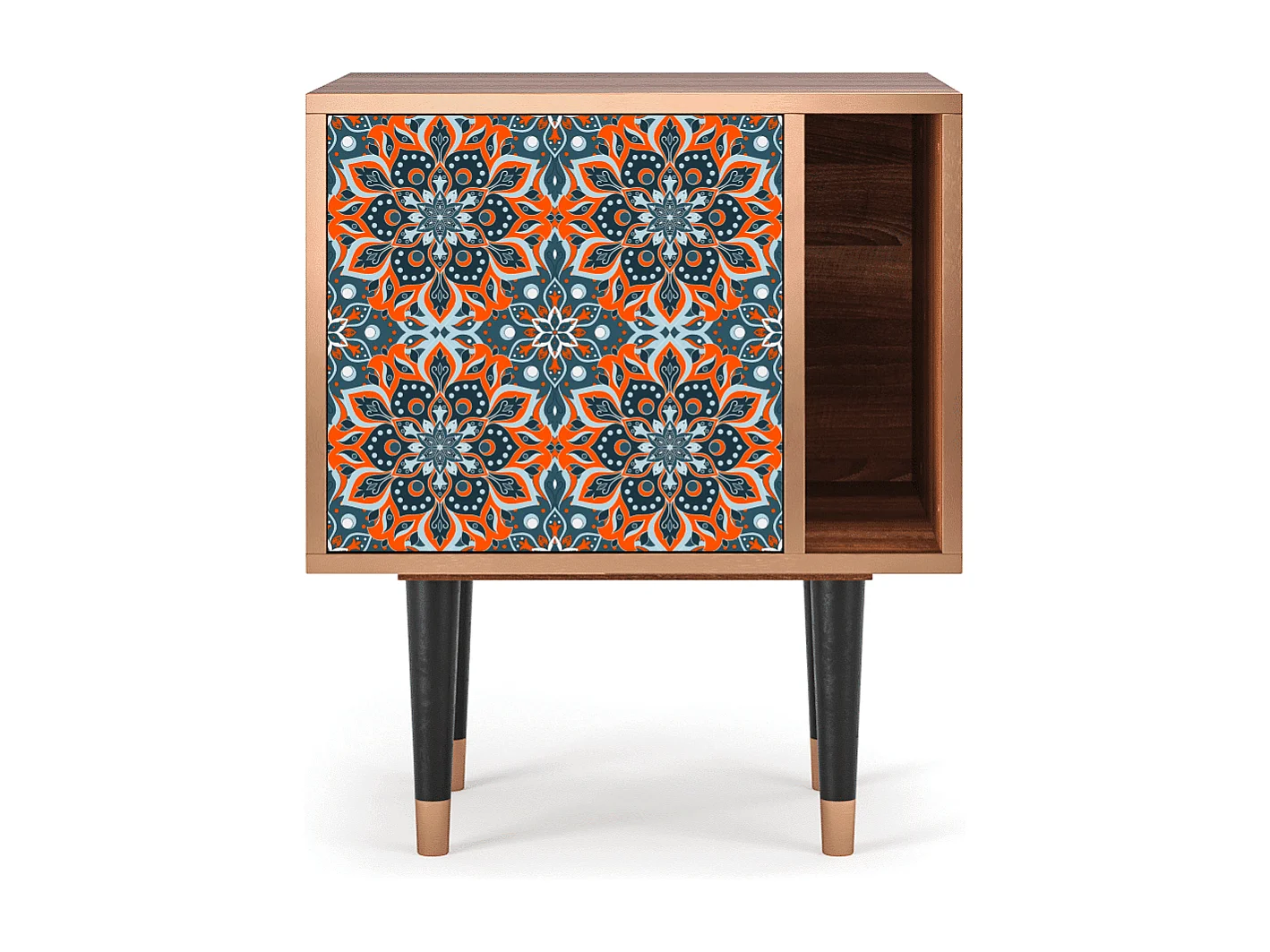 Table de nuit - 57х69х48 cm - S2 - Fire Beetle, Noyer