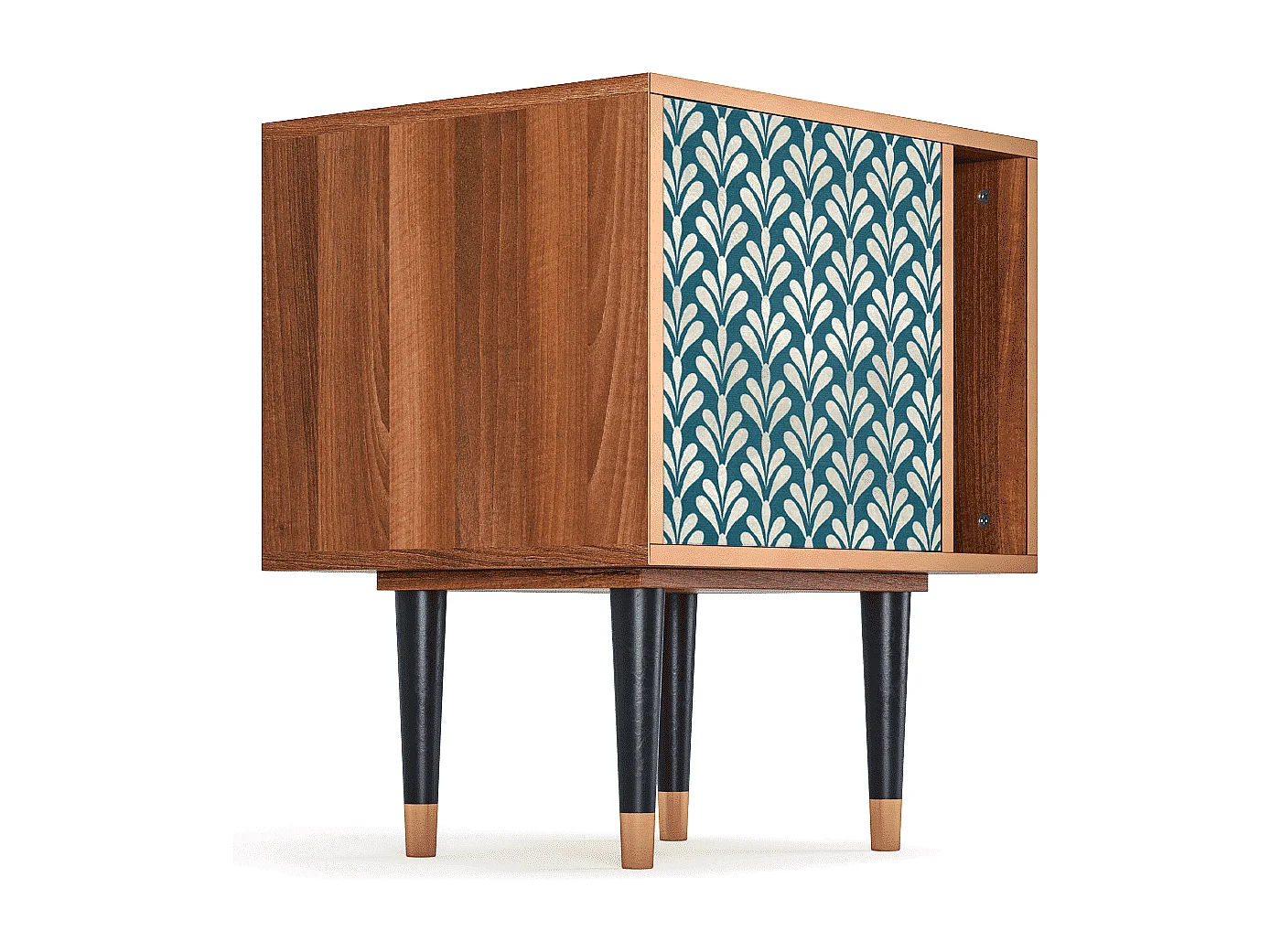 Nachtkastje - 57х69х48 cm - S2 - Milky Tears, Walnoot