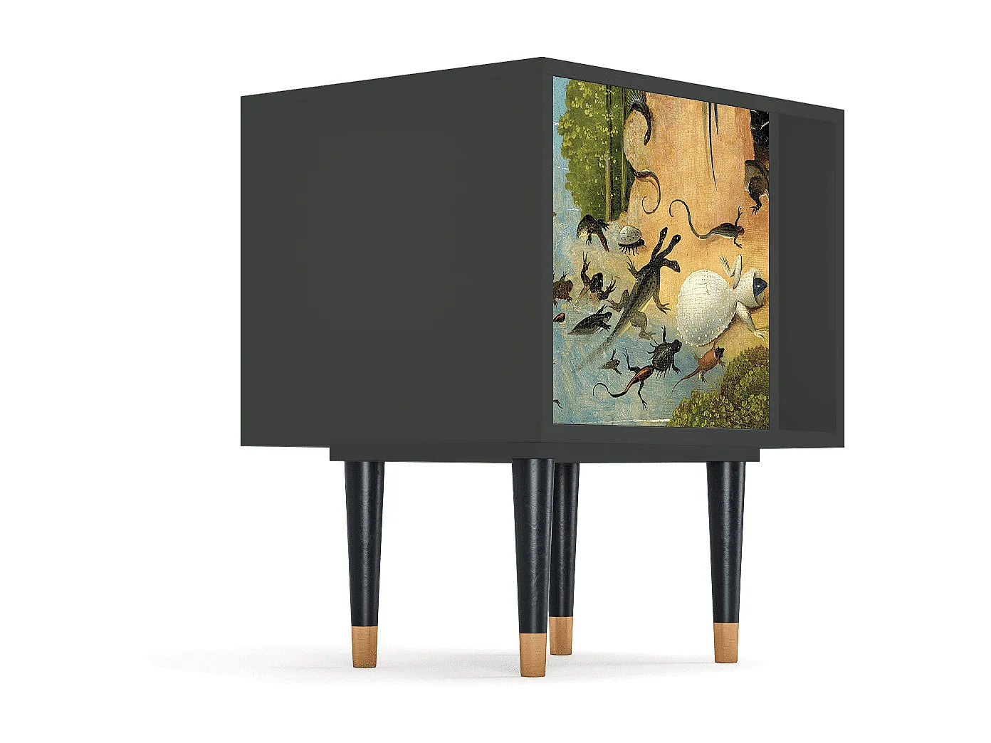 Mesita de noche - 57х69х48 cm - S2 - The Garden by Bosch, Antracita