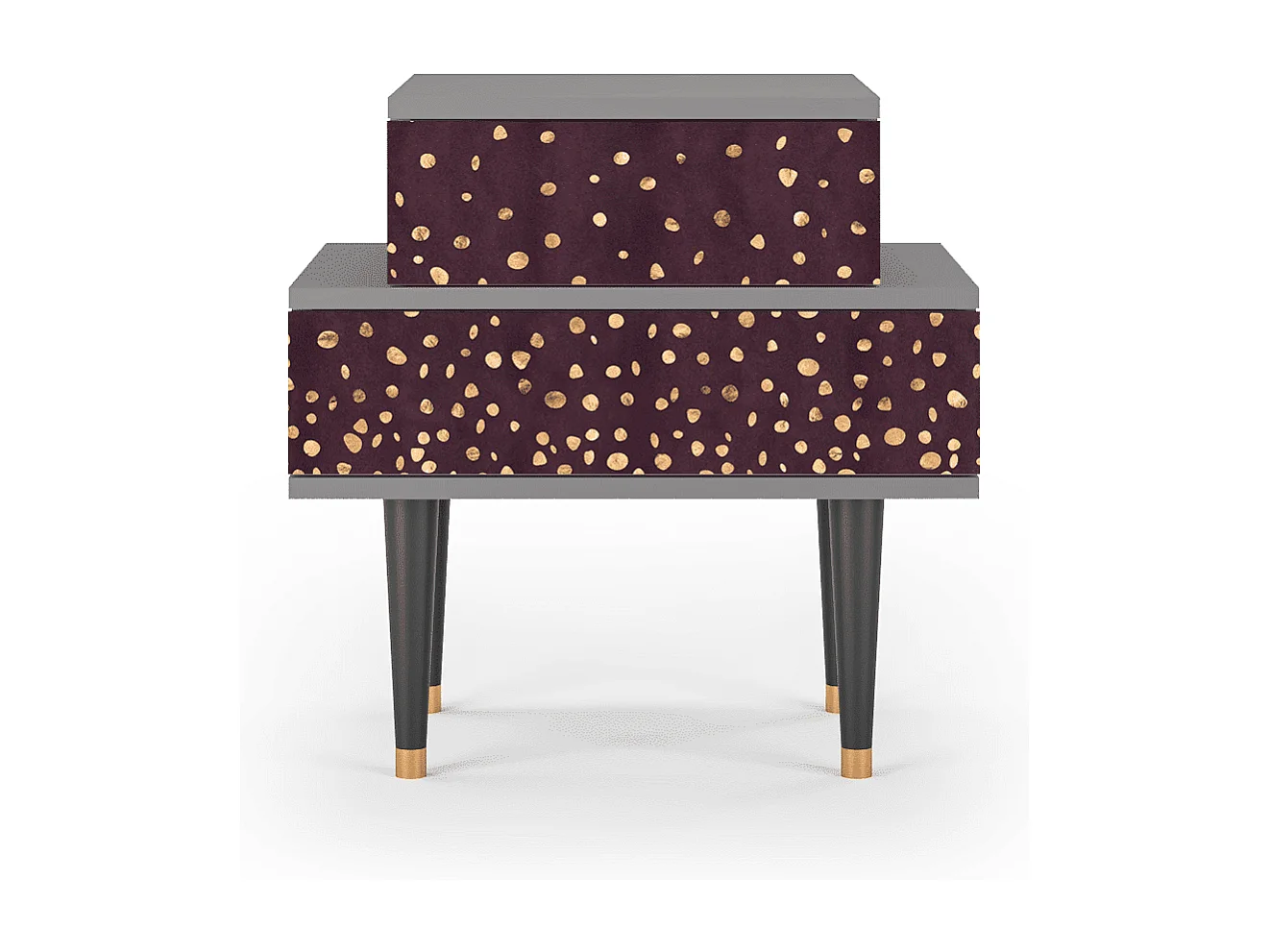 Nachtkastje - 58х58х41 cm - NS1 - Glowworms, Grijs