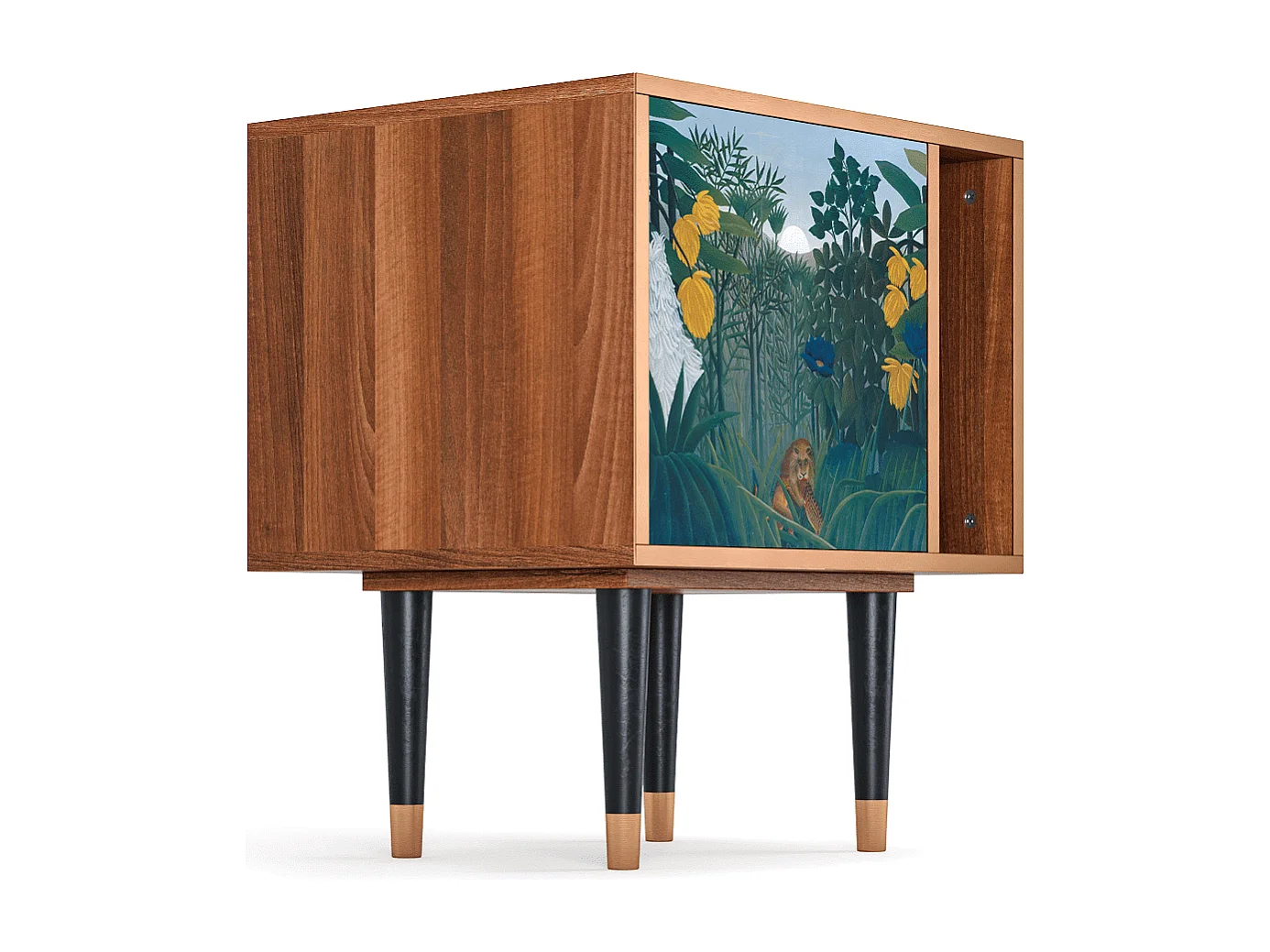 Table de nuit - 57х69х48 cm - S2 - The Repast of the Lion, Noyer