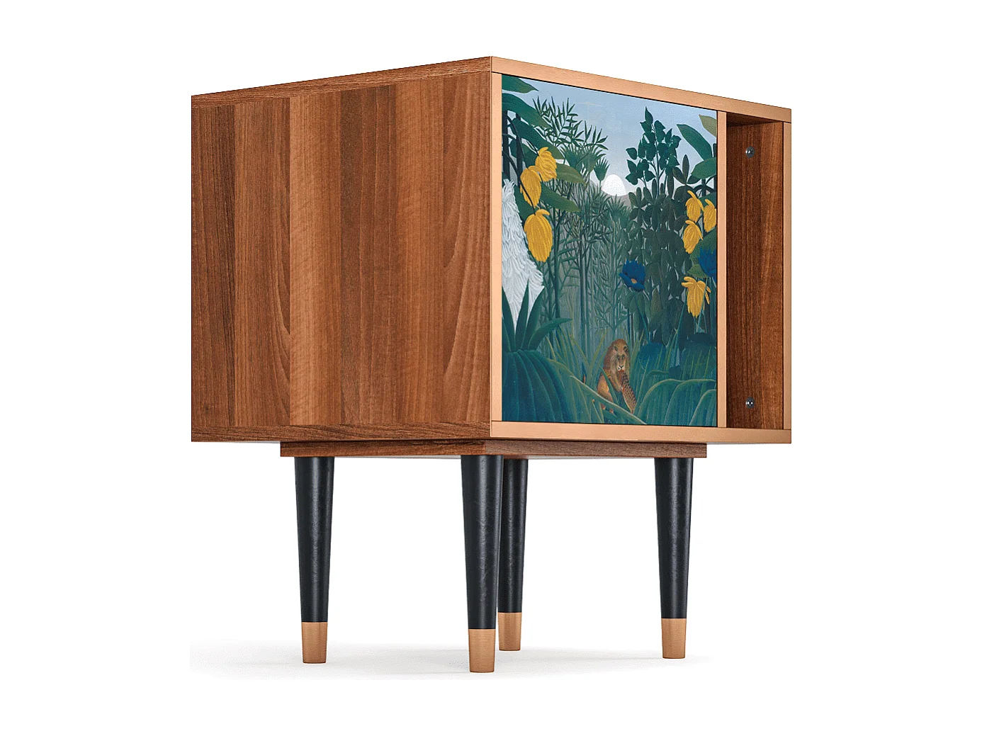 Table de nuit - 57х69х48 cm - S2 - The Repast of the Lion, Noyer