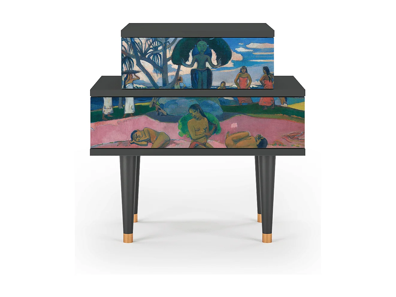 Table de nuit - 58х58х41 cm - NS1 - Day of the God, Anthracite