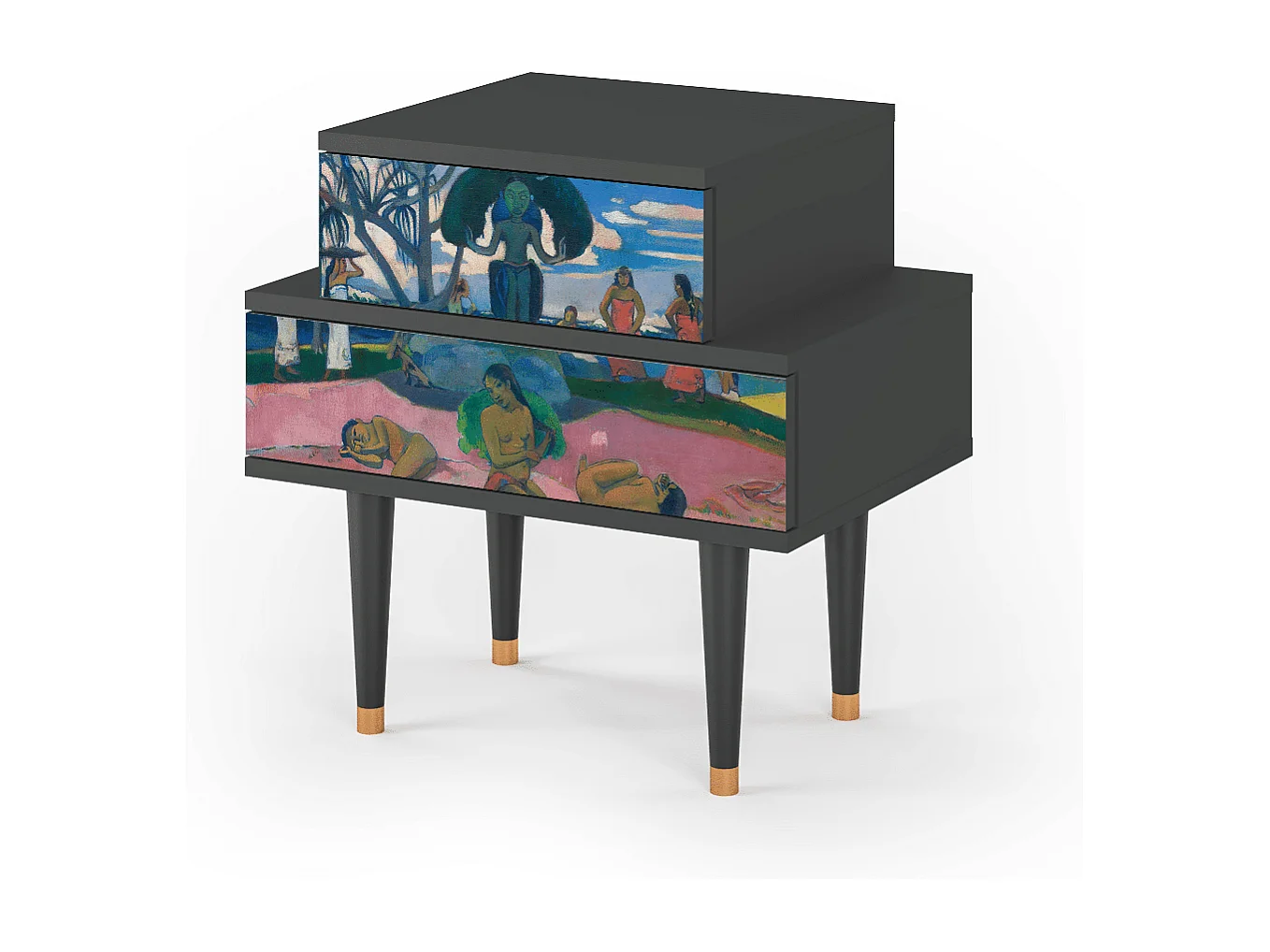 Table de nuit - 58х58х41 cm - NS1 - Day of the God, Anthracite